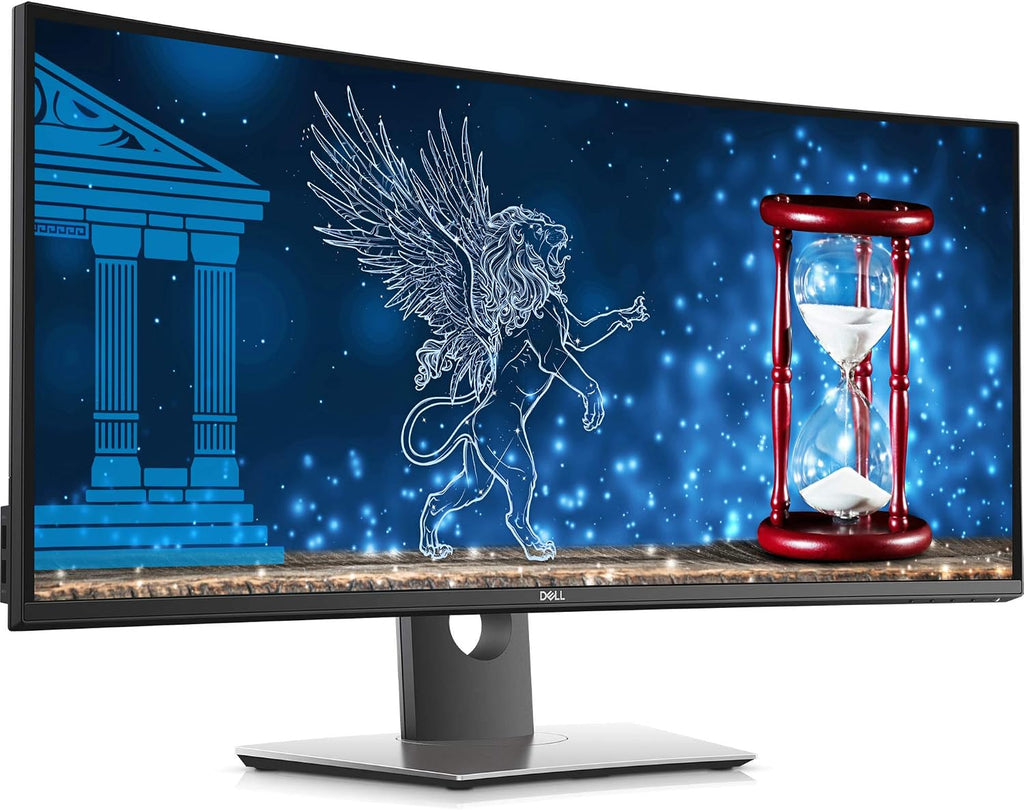 Dell U3419W UltraSharp 34-inch WQHD 3440 x 1440 LED Backlit Curved Gaming Monitor with IPS, Vesa Compatible, Anti-Glare, Tilt, Swivel (HDMI, USB 3.0, USB-C, DisplayPort)