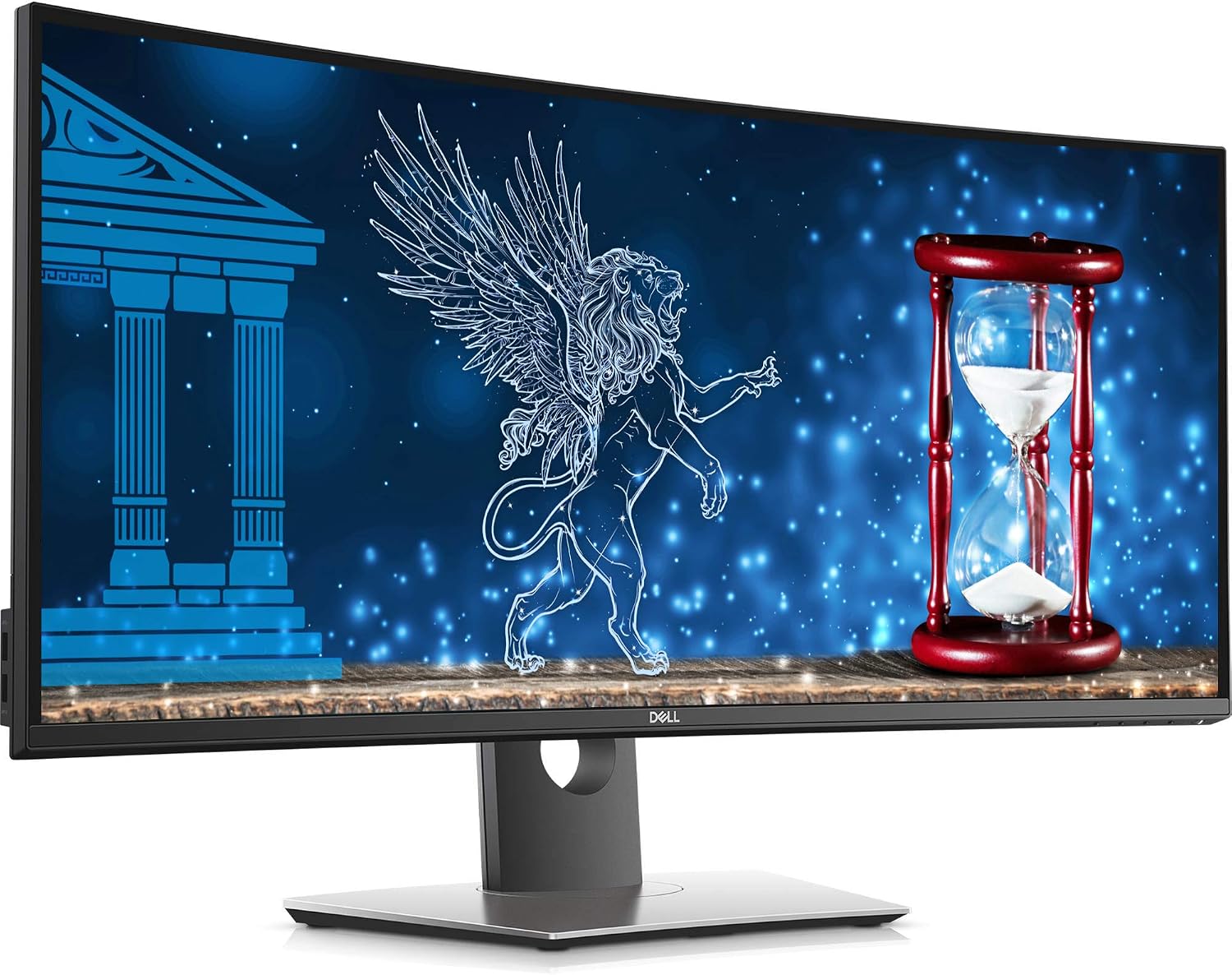 Dell U3419W UltraSharp 34-inch WQHD 3440 x 1440 LED Backlit Curved Gaming Monitor with IPS, Vesa Compatible, Anti-Glare, Tilt, Swivel (HDMI, USB 3.0, USB-C, DisplayPort)