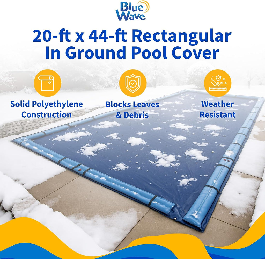Blue Wave Gold 15-Year 20-ft x 44-ft Rectangular In Ground Pool Winter Cover