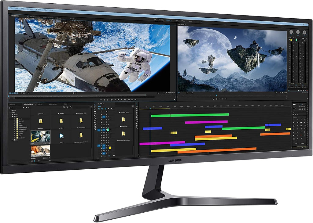 Samsung 34' Class Ultrawide Monitor with 21:9 Wide Screen, S34J552WQNXZA