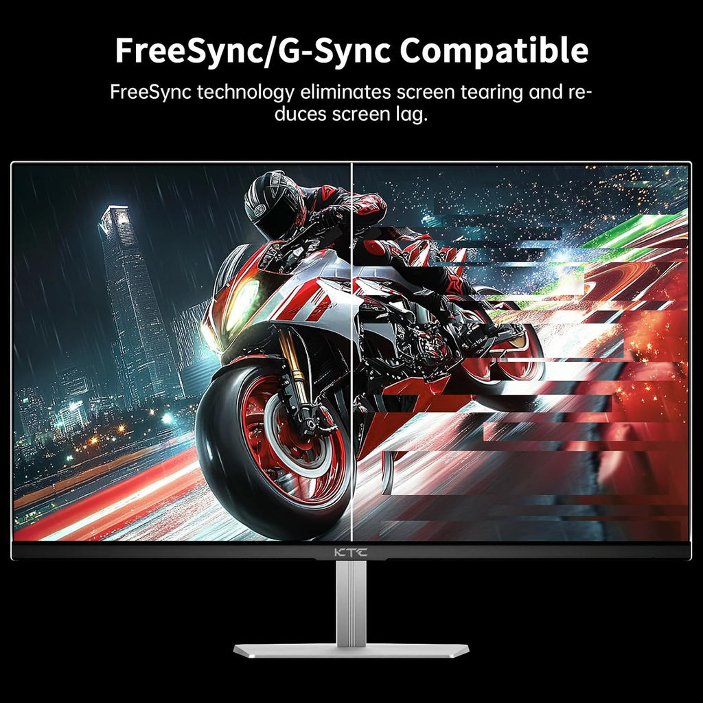 KTC 24.5 Inch 400Hz Gaming Monitor, FHD 1080P 240Hz Computer Monitor, Fast IPS, FreeSync/G-Sync Compatible, HDR400, DisplayPort x2 HDMI x2, VESA, Tilt Adjustable,H25X7 (Renewed)