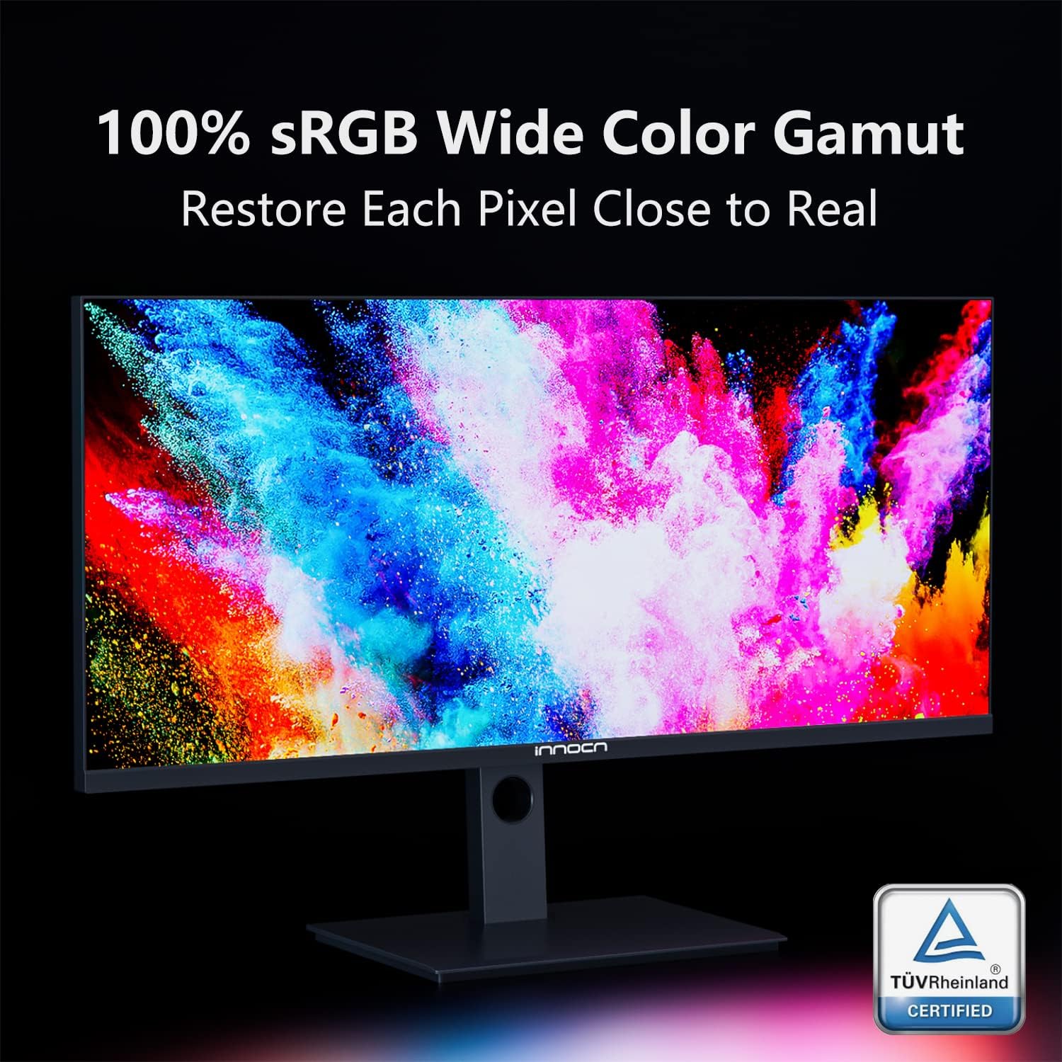 INNOCN 34' Ultrawide WQHD 3440 x 1440p 144hz PC Gaming Monitor Adaptive-Sync G-SYNC Compatible, USB C, HDMI 2.0, DP 1.4, USB Hub, PIP/PBP, Built-in Speaker, Height Adjustable, Eye Care