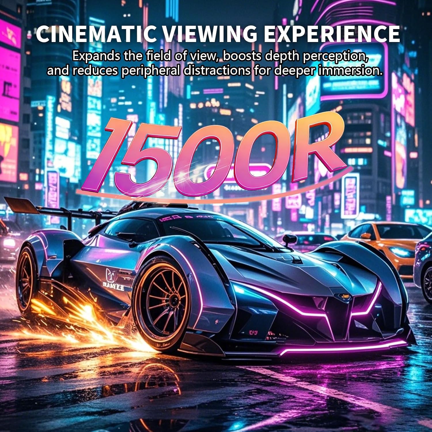 ZZA 32 Inch 4K Curved Gaming Monitor 160Hz Computer Moniter UHD 3840x2160P 1500R Curved VA Screen, Supports AMD Freesync, 120% sRGB HDR10, Wall Mountable Installs, wiht HDMI 2.1 * 2/DP 1.4 * 2, Black