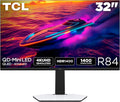 TCL 32' R84 Series 4K UHD HDR QD-Mini LED Gaming Monitor (32R84, 2025 Model) Halo Control System, 165Hz Refresh Rate, LD1400 Precise Dimming, HDR1400 Brightness, 1ms, AMD FreeSync, NVIDIA G-SYNC
