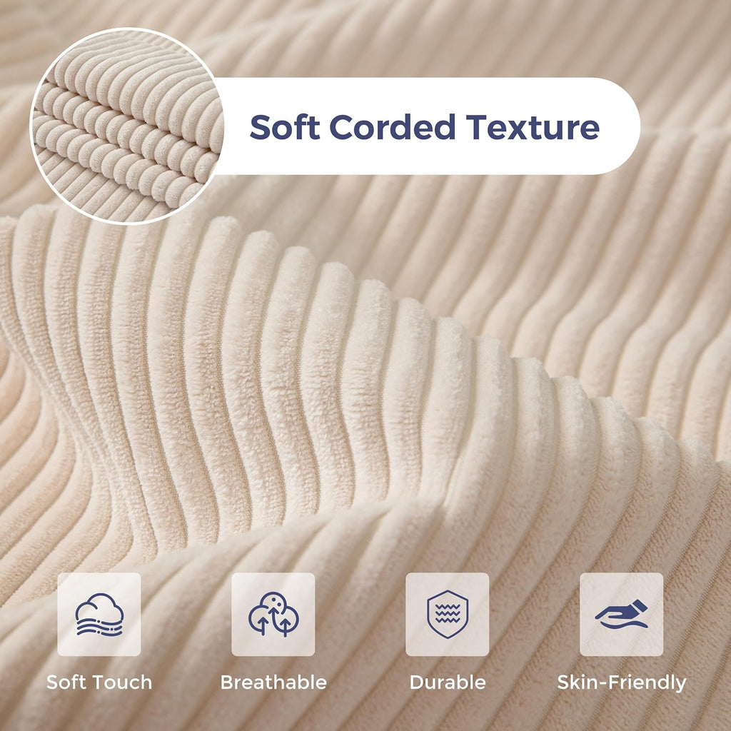 MAXYOYO Folding Sofa Bed with Backrest, Boneless Fold Out Couch Bed with Handle, 2 in 1 Convertible Bean Bag Chair to Floor Sofa Lounger, Comfy Folding Couch for Bedroom & Living Room, Beige