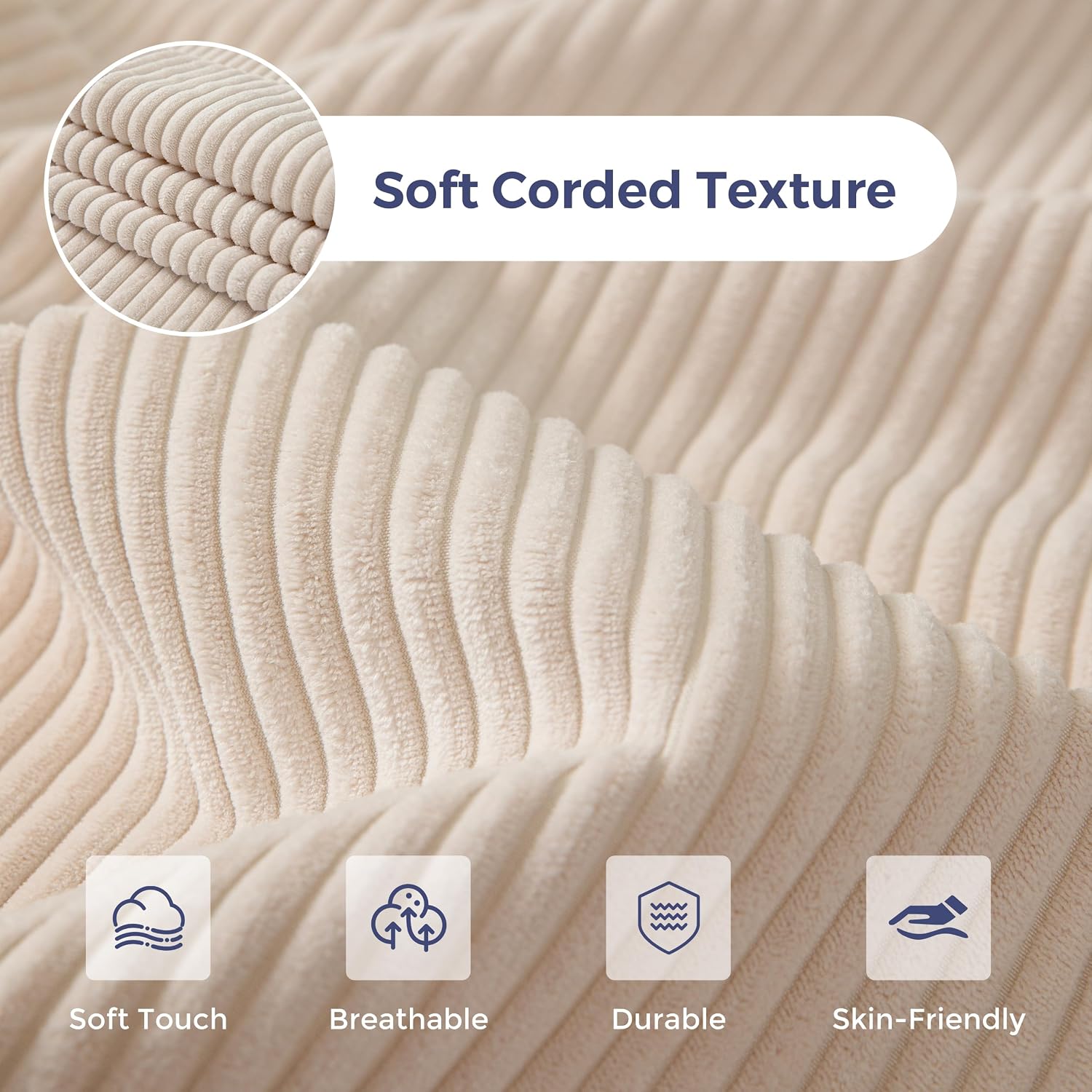 MAXYOYO Folding Sofa Bed with Backrest, Boneless Fold Out Couch Bed with Handle, 2 in 1 Convertible Bean Bag Chair to Floor Sofa Lounger, Comfy Folding Couch for Bedroom & Living Room, Beige