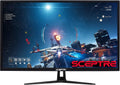 Sceptre 32' QHD 1440P 2560x1440 LED Monitor HDMI DisplayPort Up to 85Hz Build-in Speakers Blue Light Shift, Machine Black 2020 (E325W-2560AD)