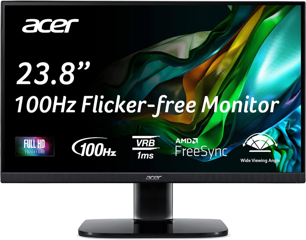 Acer 23.8' 100Hz 1ms FreeSync & 27' 240Hz 1ms Adaptive-Sync Curved Gaming Monitors Bundle