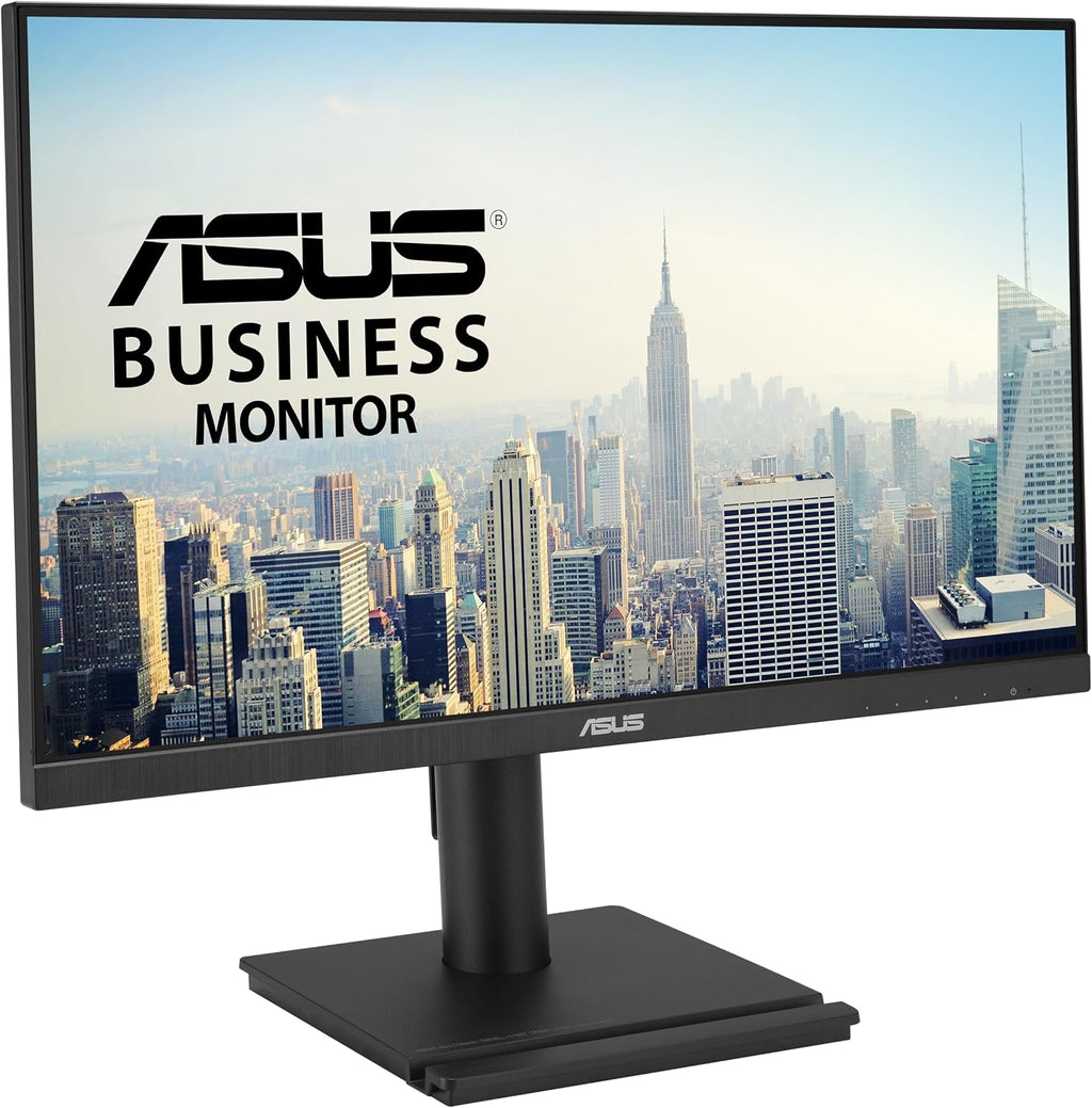 ASUS 24' 1080P Business Monitor (VA24DQFS) - IPS, 100Hz, 1ms, Adaptive-Sync, HDMI, DisplayPort, VGA, for Working and Gaming, Ergo Design, Blue Light Filter, Flicker Free, 3 yr Warranty TAA Compliant