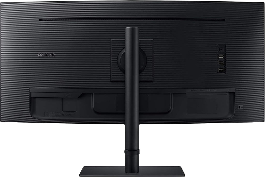 SAMSUNG 34' ViewFinity S65UA Series Ultrawide QHD Curved Monitor, HDR10, 100Hz, 350 nit, USB- C, Adjustable Stand, Intelligent Eye Care, LS34A650UBNXGO, Black