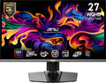 MSI MPG 271QRX QD-OLED Gaming Monitor, 27' OLED, 2560 x 1440 (QHD), 0.03ms Response Time, 360Hz, True Black HDR 400, HDMI, DP, USB-C, Tilt, Height (Renewed)