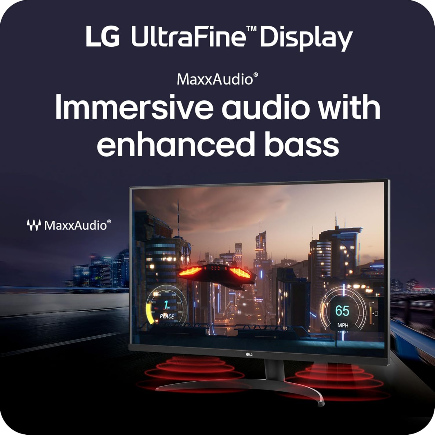 LG Ultrafine Monitor 32, 4K UHD (3840x2160), HDR10 DCI-P3 90% (CIE1976), 16:9 VA Anti-Glare, Speakers x2, 60HZ, 4ms, OnScreen Control, Reader Mode, Flicker Safe, Borderless Design, with 5ave HDMI
