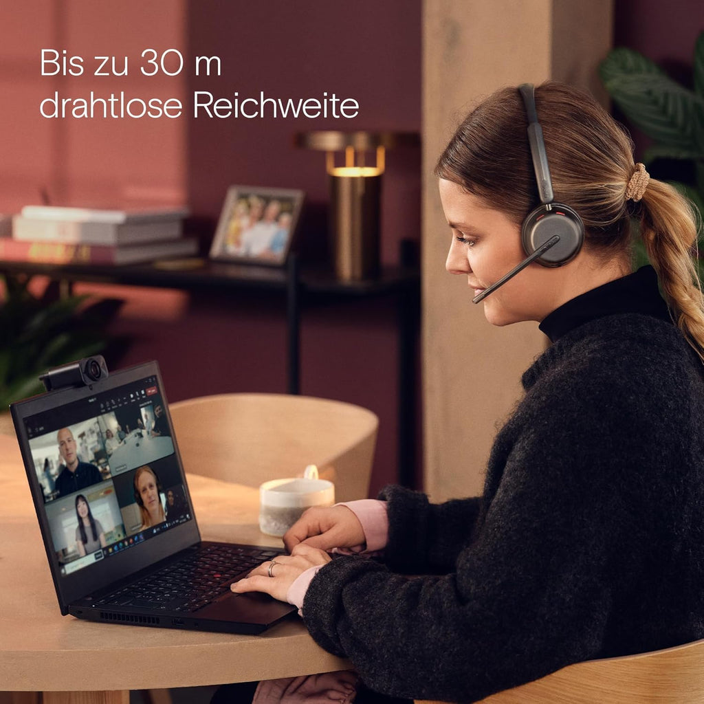 EPOS Impact 1060T Professional Double-Sided Wireless Headset for PC, EPOS AI Noise Cancellation, Super Wideband Audio, BrainAdapt Comfort, Bluetooth, Microsoft Teams Certified, Ideal for Long Calls