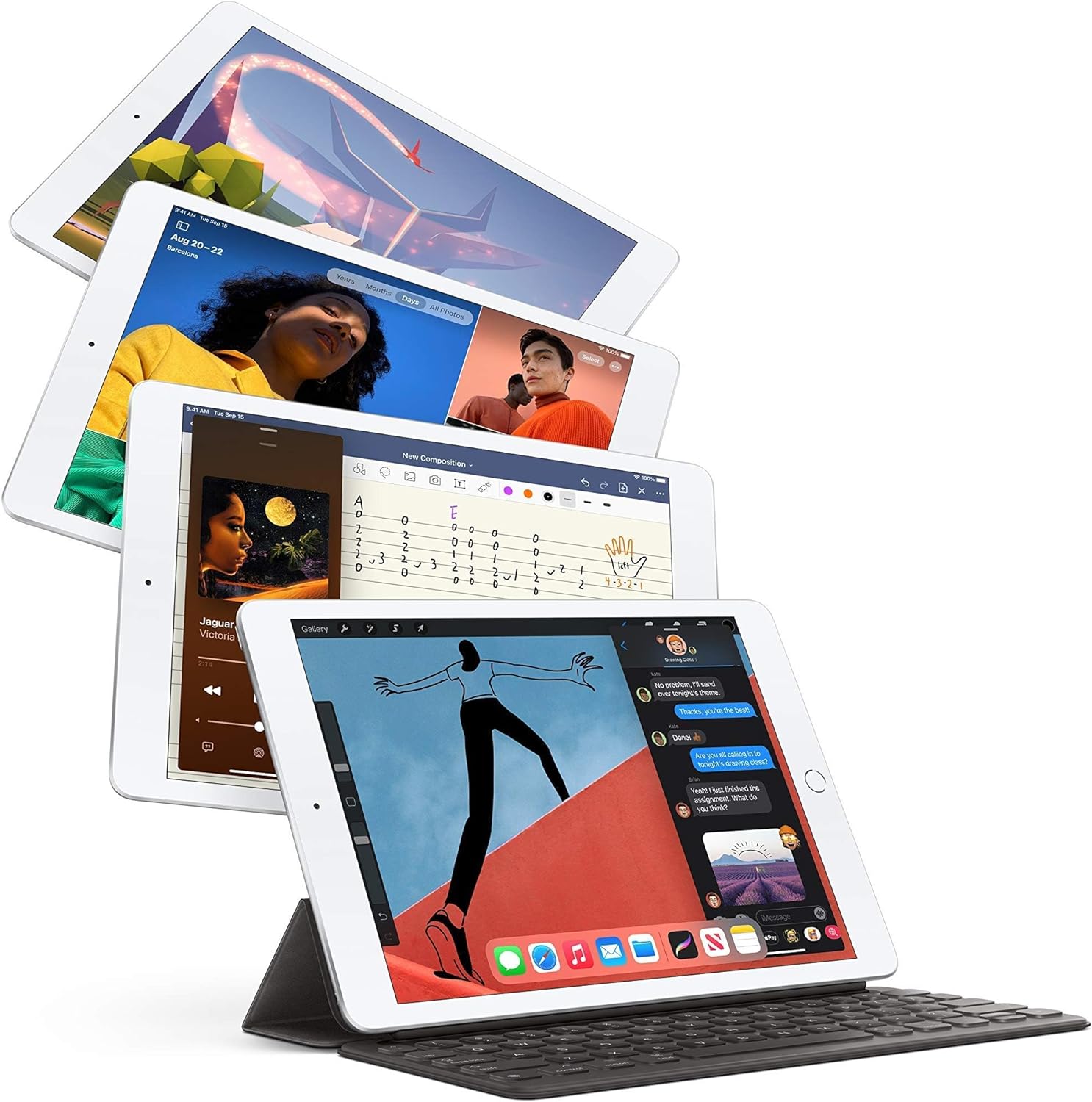 Apple iPad (10.2-inch, Wi-Fi + Cellular, 32GB) - Gold (Latest Model, 8th Generation) (Renewed)