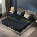 10 inch King Mattress Multi-Layer Memory Foam Mattress - Medium Firmness with Bamboo Charcoal & Green Tea Infusion