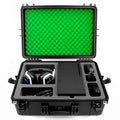 CASEMATIX Hard Shell Travel Case Compatible with Xbox Series X Console, Controllers, Headset and Other Accessories - IPX7 Waterproof and Crushproof Carrying Case with Customized Foam Interior