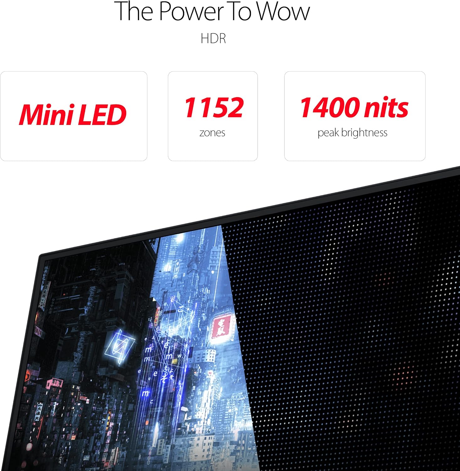 ASUS ROG Swift 32 inches 4K HDR 144Hz DSC Gaming Monitor (PG32UQX) (Renewed)