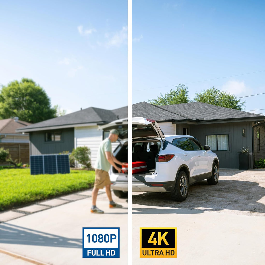 Swann MaxRanger Mini Kit 4K Wireless NVR Security System 2-Cam Kit,4K Camera Forever Charged Solar Panel,Wi-Fi Cameras Outdoor, Color Night Vision,True Detect,No Monthly Fee,Local Storage,MRMINISD2