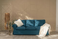 MASTERS OF COVERS Ektorp 3 Seat Sofa Cover Slipcover Replacement Made for The IKEA Ektorp 3 Seat Sofa Cover(Dark Ocean)-Does NOT fit Ektorp 3.5-seat Sofa