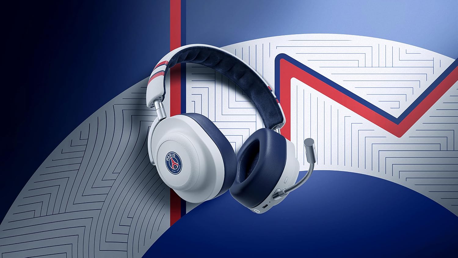 MASTER & DYNAMIC MG20 Wireless Gaming Headphones, White/Graphite Grey - PSG