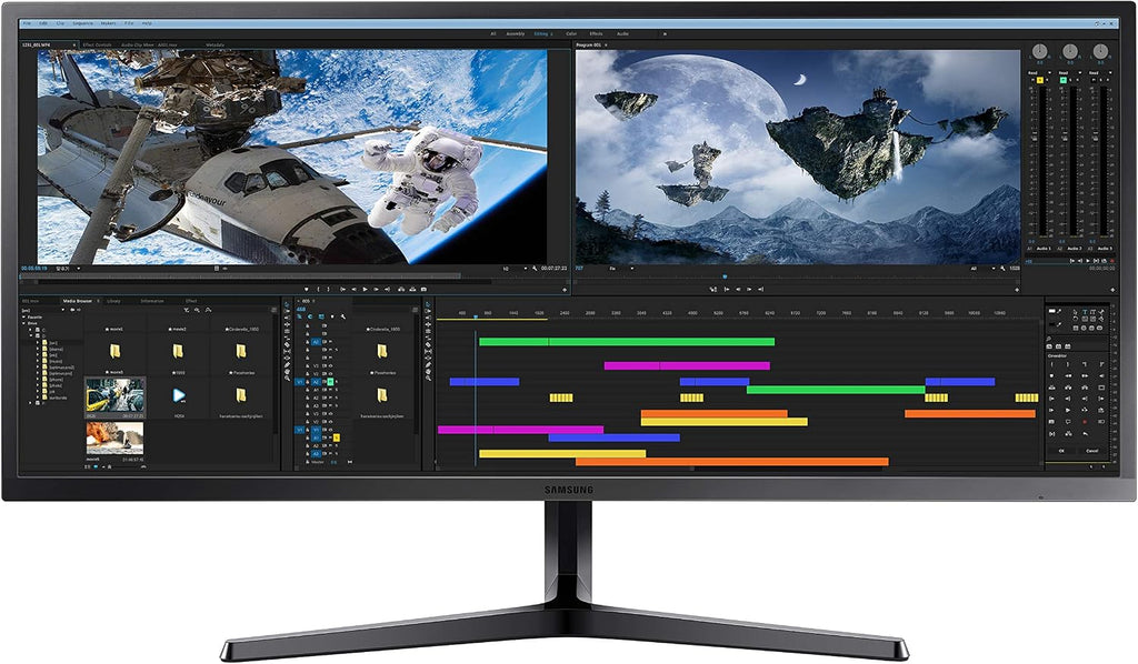 Samsung 34' Class Ultrawide Monitor with 21:9 Wide Screen, S34J552WQNXZA