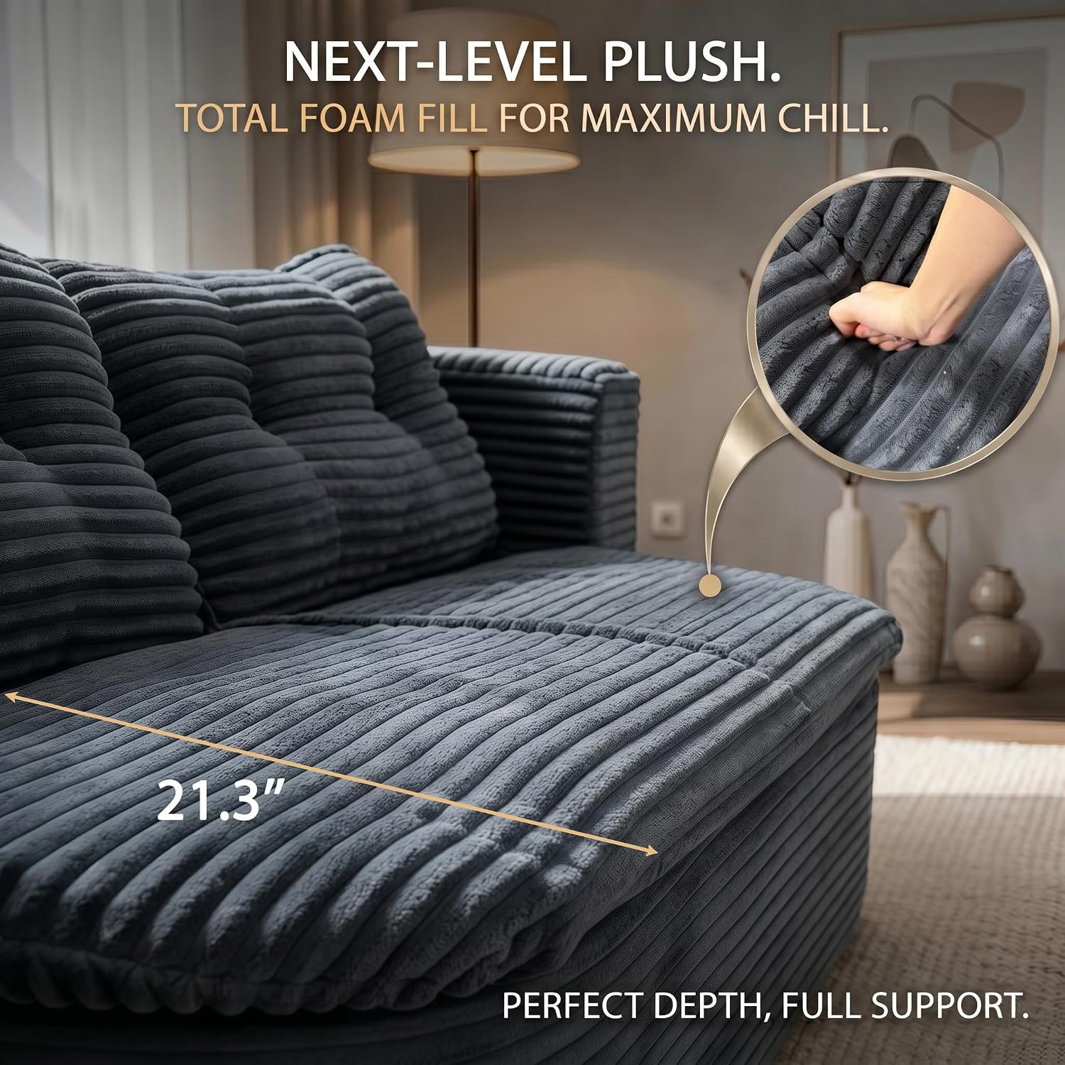 78.7-inch Folding futon Sofa Bed, Full-Size Convertible Sleeper couch Bed, Memory Sponge Double settee with Comfortable Mattress, Suitable for Living Room and Guest Room (dark gray, 78.7 inches)