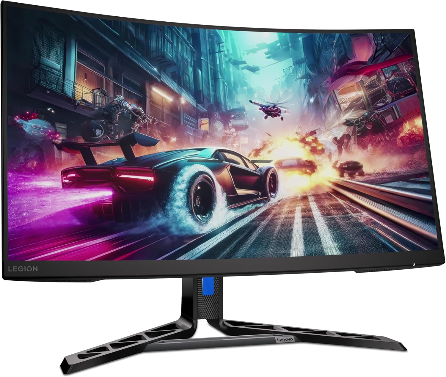 Lenovo Legion-R32qc-30 | 32' (81.2cm) QHD 180Hz Curved Gaming Monitor | 0.5ms, AMD FreeSync, 99% sRGB, 3Wx2Speaker, 2xHDMI 2.1 TMDS, 1xDP 1.4| Tilt, Swivel, Pivot, Height Adjust | Black | 67C8GAC1IN