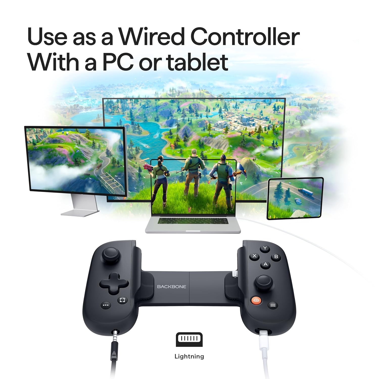 BACKBONE One Mobile Gaming Controller for iPhone 14 & Older (Lightning) 2nd Gen, Phone Controller, Play Xbox, PlayStation, PC, App Games & More (With 3 Months of Apple Arcade Access) (Pack of 2)