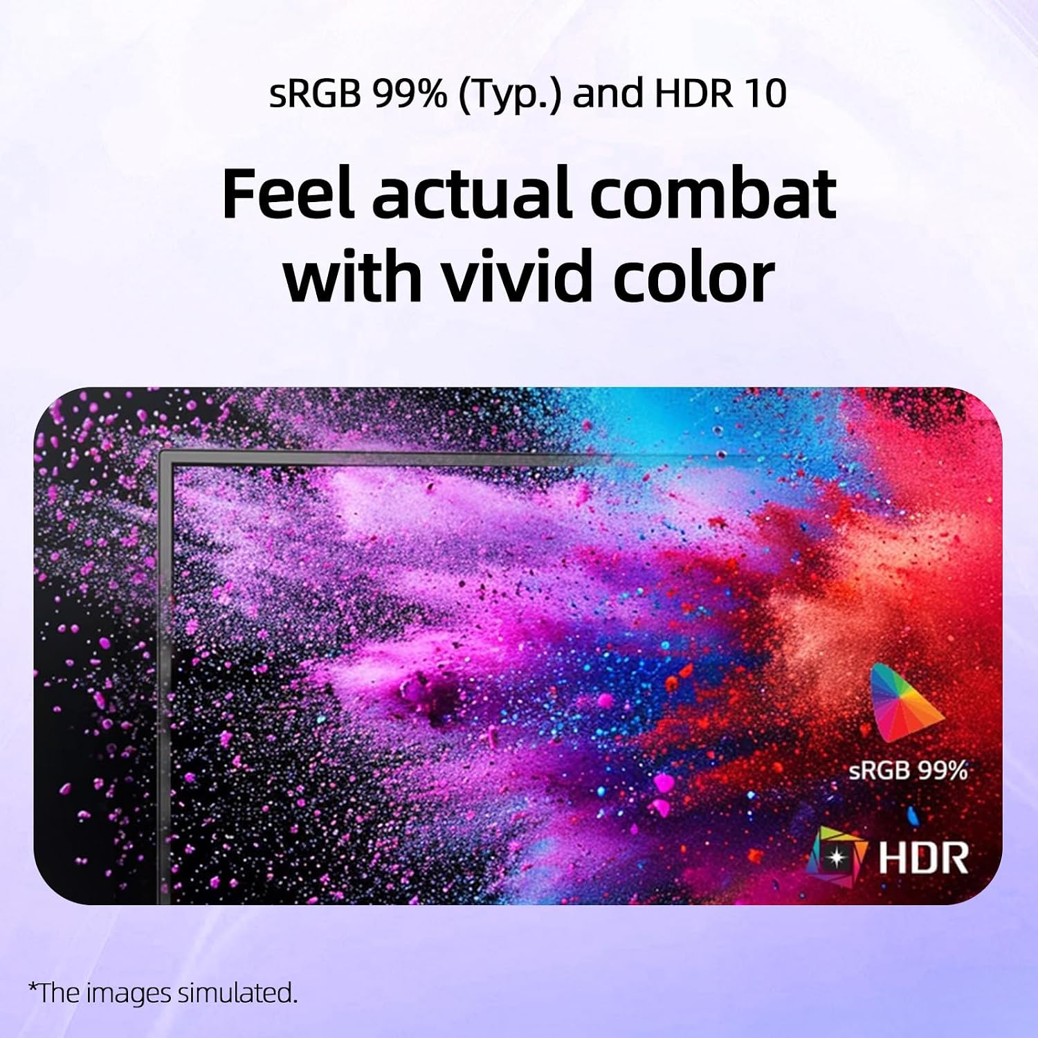 LG 24 inch FHD (1920 x 1080) IPS Computer Monitor, 120Hz, 5ms MBR, HDR10, Dynamic Action Sync, 99% sRGB, VGA, HDMI, Reader Mode, Flicker Safe, Virtually Borderless Design, Tilt Adjustable, Black