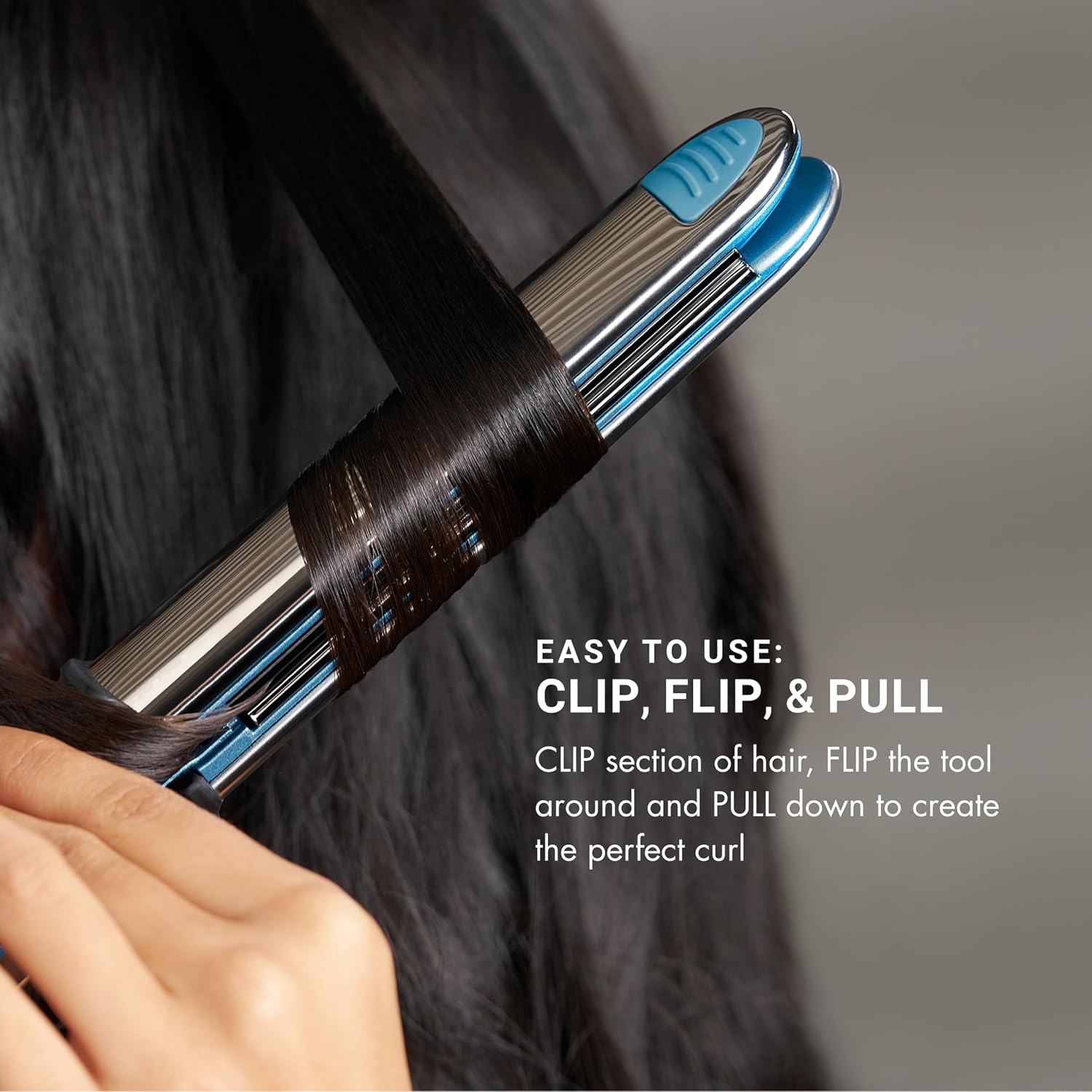 BaBylissPRO Nano Titanium Prima Ionic Hair Straightener – Professional Flat Iron & Curling Iron in One for Stylists, Pro Styling Hair Tool