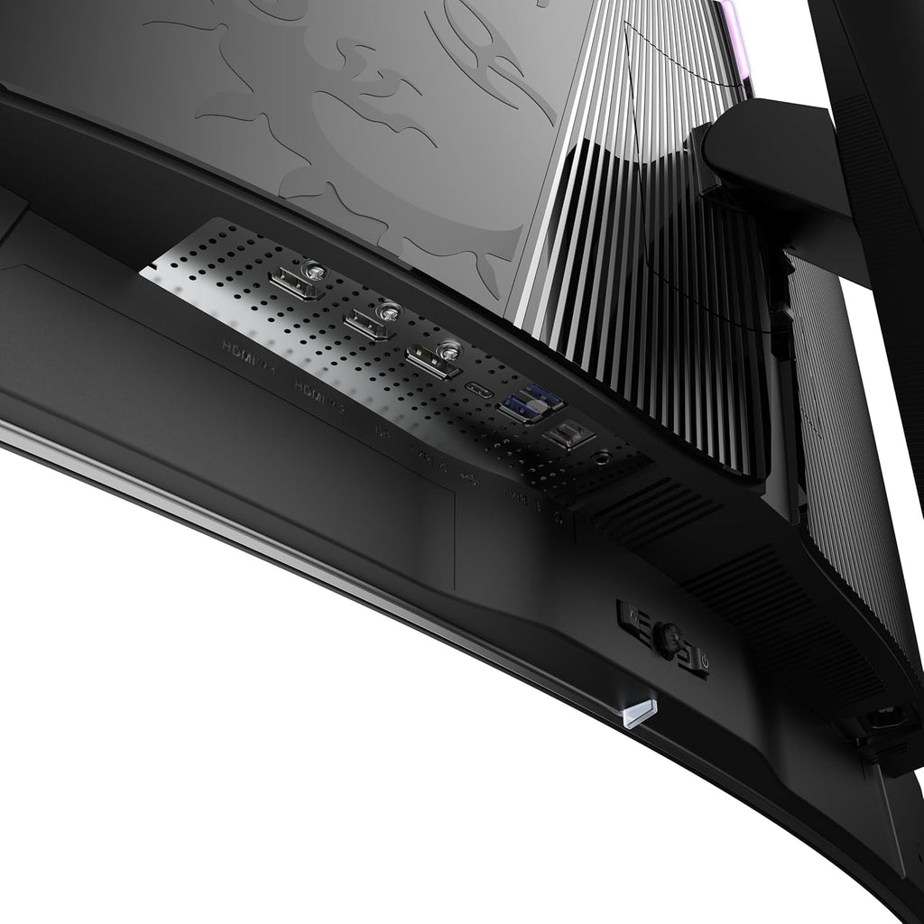 msi MPG 321CURX QD-OLED, 32-Inch,4K UHD, 3840x2160,1700R,OLED Monitor, 240Hz,0.03ms, DisplayHDR True Black 400, G-SYNC™ Compatible, HDMI™ 2.1, DP 1.4a, USB C (98W PD),Height Adjustable, Black