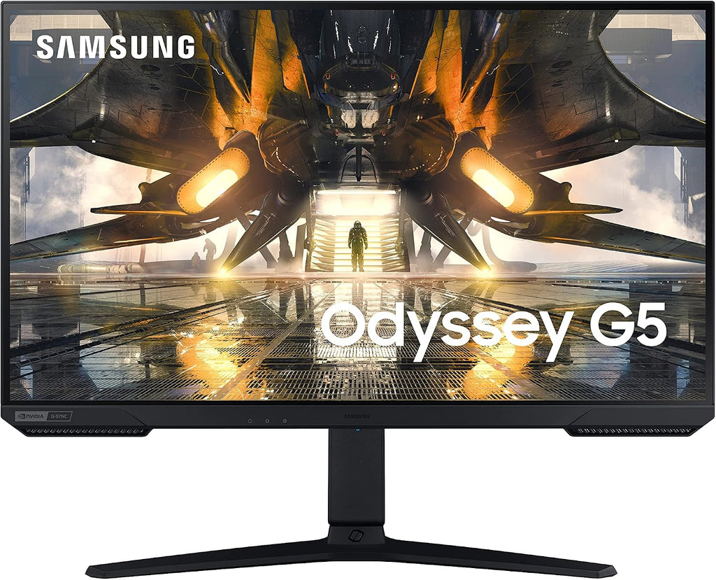 Samsung Odyssey G50A Series 27-Inch WQHD (2560x1440) Gaming Monitor, 165Hz, 1ms, IPS Panel, G-Sync, HDR10 (1 Billion Colors) (LS27AG500PNXZA)