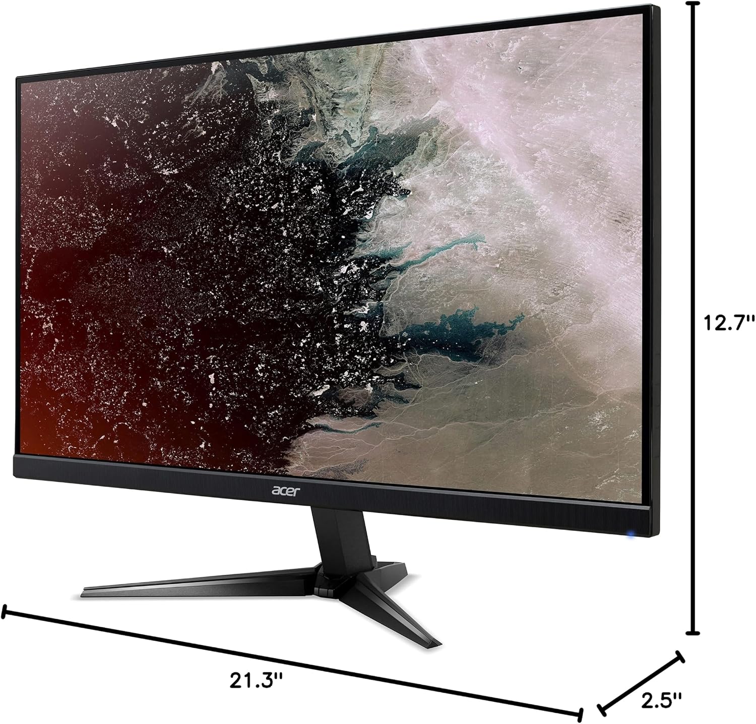 acer Nitro QG241Y Pbmiipx 23.8' Full HD (1920 x 1080) VA Gaming Monitor with AMD FreeSync Premium Technology, Up to 165Hz, 1ms (VRB), HDR10, (1 x Display Port 1.2, 1 x HDMI 2.0 & 1 x HDMI 1.4)