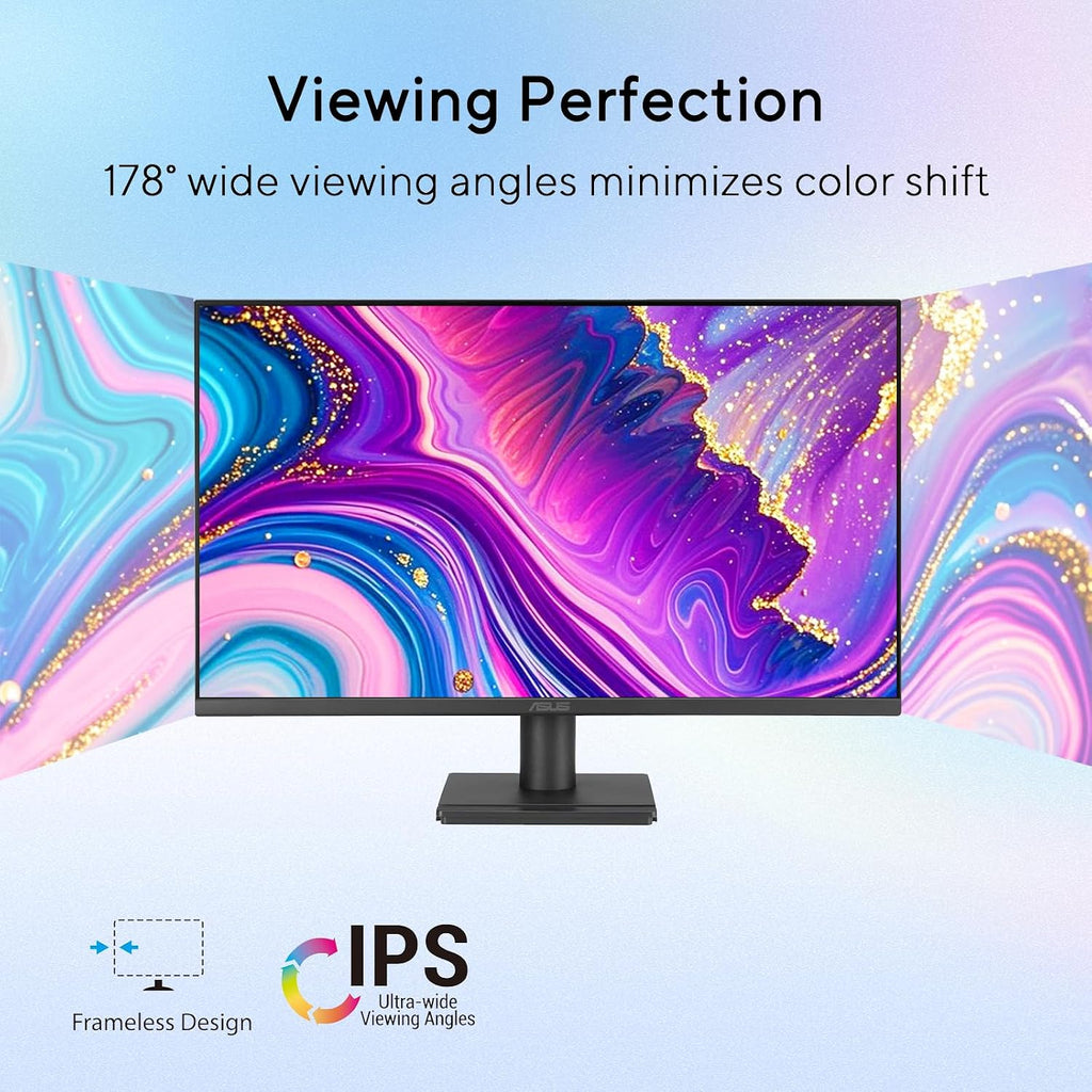 ASUS TUF 24' IPS Monitor, Full HD(1920x 1080), LED Display, 120Hz, 1ms, Adaptive-Sync, 99% sRGB, Anti-Glare M, VESA Mountable, Speakers, DisplayPort, HDMI, VGA, Ajustable Stand