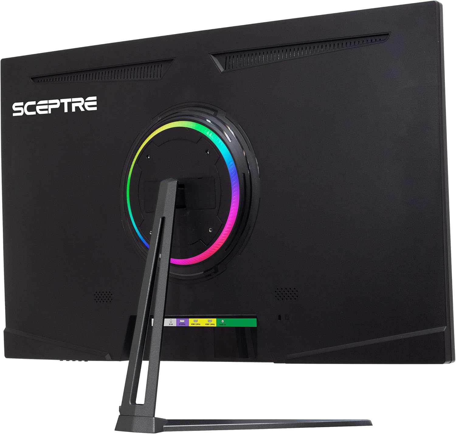Sceptre 32' QHD 1440P 2560x1440 LED Monitor HDMI DisplayPort Up to 85Hz Build-in Speakers Blue Light Shift, Machine Black 2020 (E325W-2560AD)