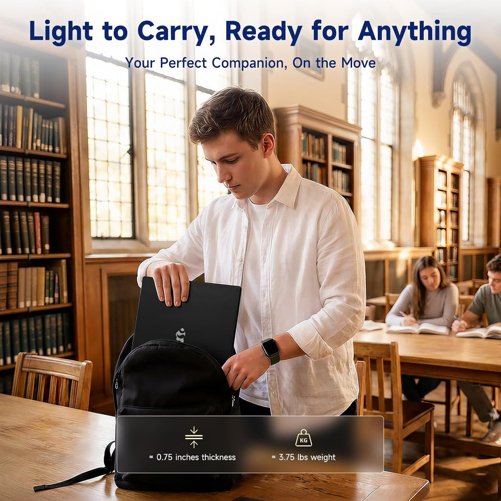 NIMO 15.6' IPS FHD-Student-Laptop, 8GB RAM 256GB SSD N150(Beat to i3-10110U, 4 Cores Up to 3.6GHz) Computer with 2 Years Warranty, 65W Type-C, Fingerprint, Backlit Keyboard, Wi-Fi 6, BT5.2