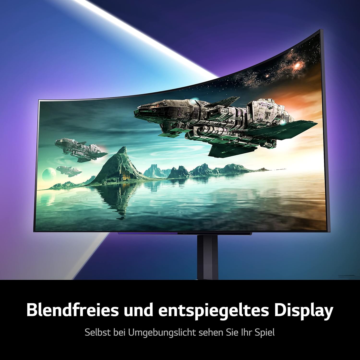 LG 45GR95QE 45-Inch Ultragear 1440p 240 Hz OLED Curved Gaming Monitor with AMD FreeSync Premium and 0.03ms Response Time (Black)