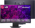 LG 27' QHD Gaming Monitor, Ultragear Curved Display, 180Hz, 1ms, 1000R, AMD FreeSync, HDR10, 99% sRGB, Black Stabilizer, DAS Crosshair FPS Counter, HDMI x2, DisplayPort, Borderless Design, Black