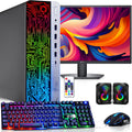 HP ProDesk Desktop RGB Computer PC Intel i5-6th Gen. Quad-Core Processor 16GB DDR4 Ram 256GB SSD, 22 Inch Monitor, Gaming Keyboard and Mouse, Built-in WiFi, Windows 11 (Renewed)