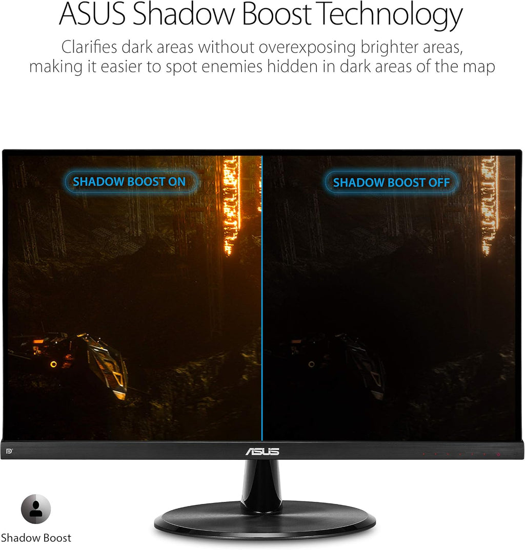 ASUS VP249QGR 23.8' Gaming Monitor 144Hz Full HD (1920 x 1080) IPS 1ms FreeSync ELMB Eye Care DisplayPort HDMI VGA