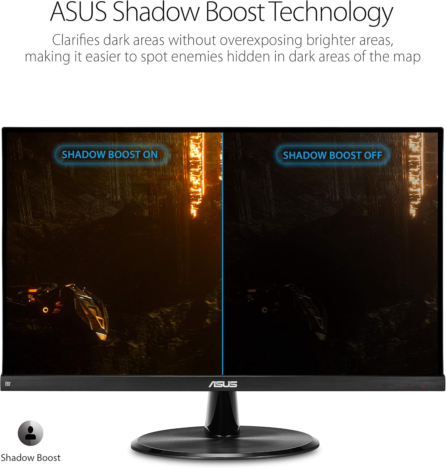 ASUS VP249QGR 23.8' Gaming Monitor 144Hz Full HD (1920 x 1080) IPS 1ms FreeSync ELMB Eye Care DisplayPort HDMI VGA