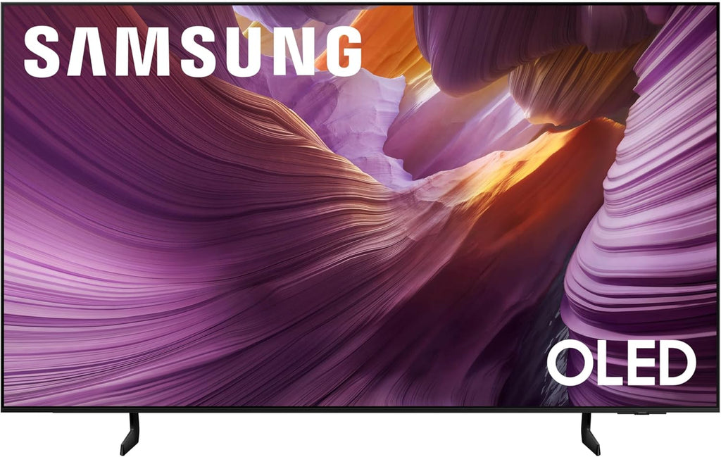 SAMSUNG QN55S85FAFXZA 55 Inch OLED HDR 4K Smart TV with Q-Symphony Pro and 2 Year Amber Protection Plan (2025)