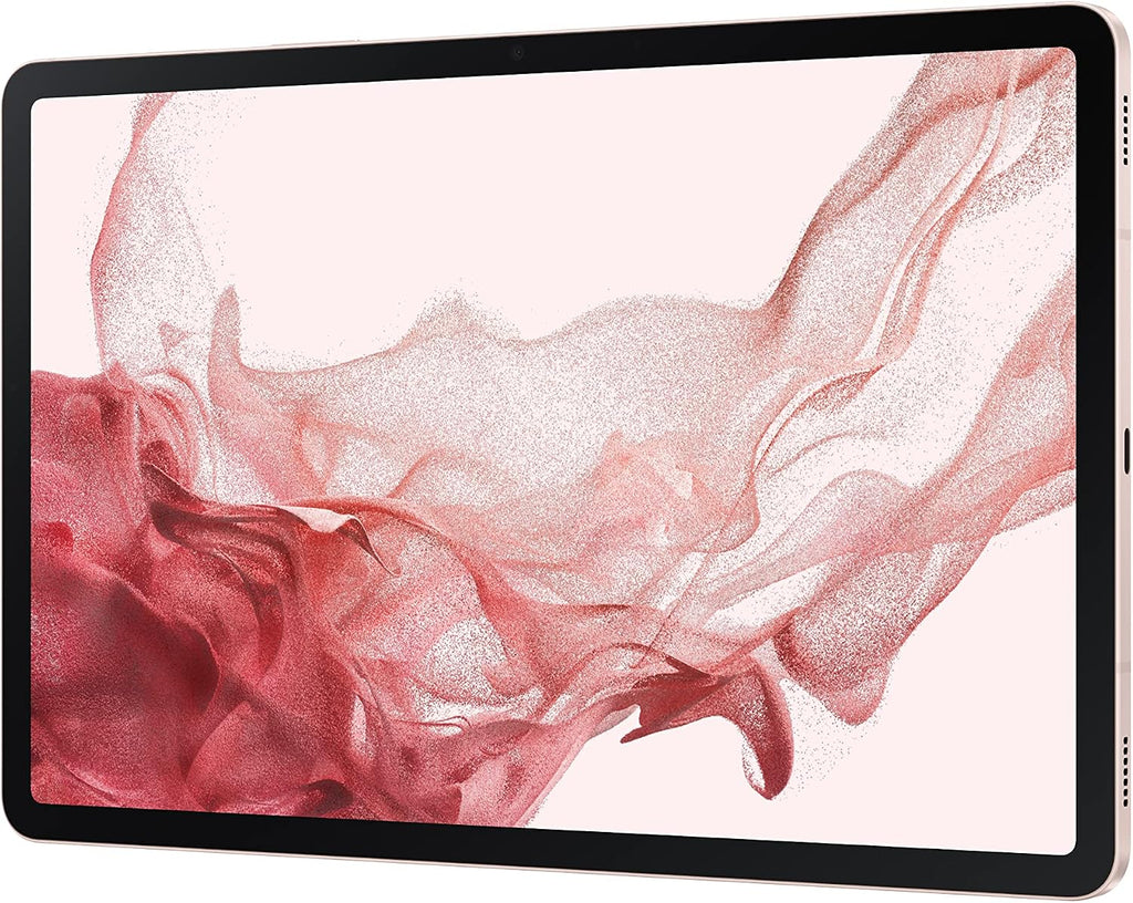SAMSUNG Samsung Galaxy Tab S8 Android Tablet, 11' LCD Screen, 128GB Storage, Qualcomm Snapdragon, S Pen Included, All-Day Battery Ultra Wide Camera, DeX Productivity, Pink Gold (Renewed)