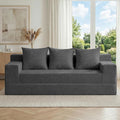 cidludto Convertible Sofa Bed, 78' Oversized Boneless Loveseat Couch 2 in 1 Foldable Futn Bed Couch in A Box, Folding Sleeper Sofa Chair for Living Room, No Assembly Required, Grey