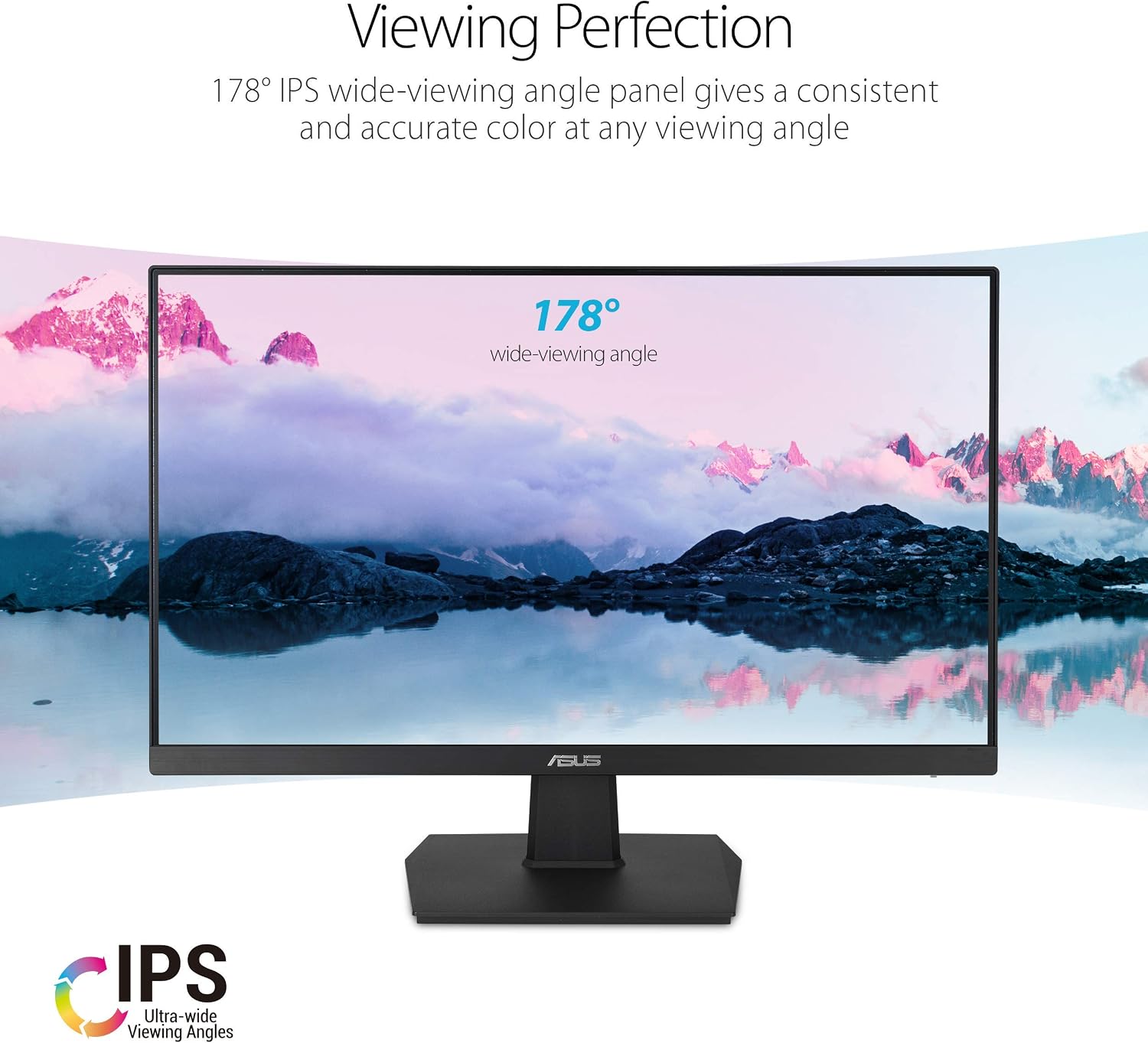 ASUS VA27EHE Eye Care Monitor Full HD,Black,27' Frameless (Renewed)