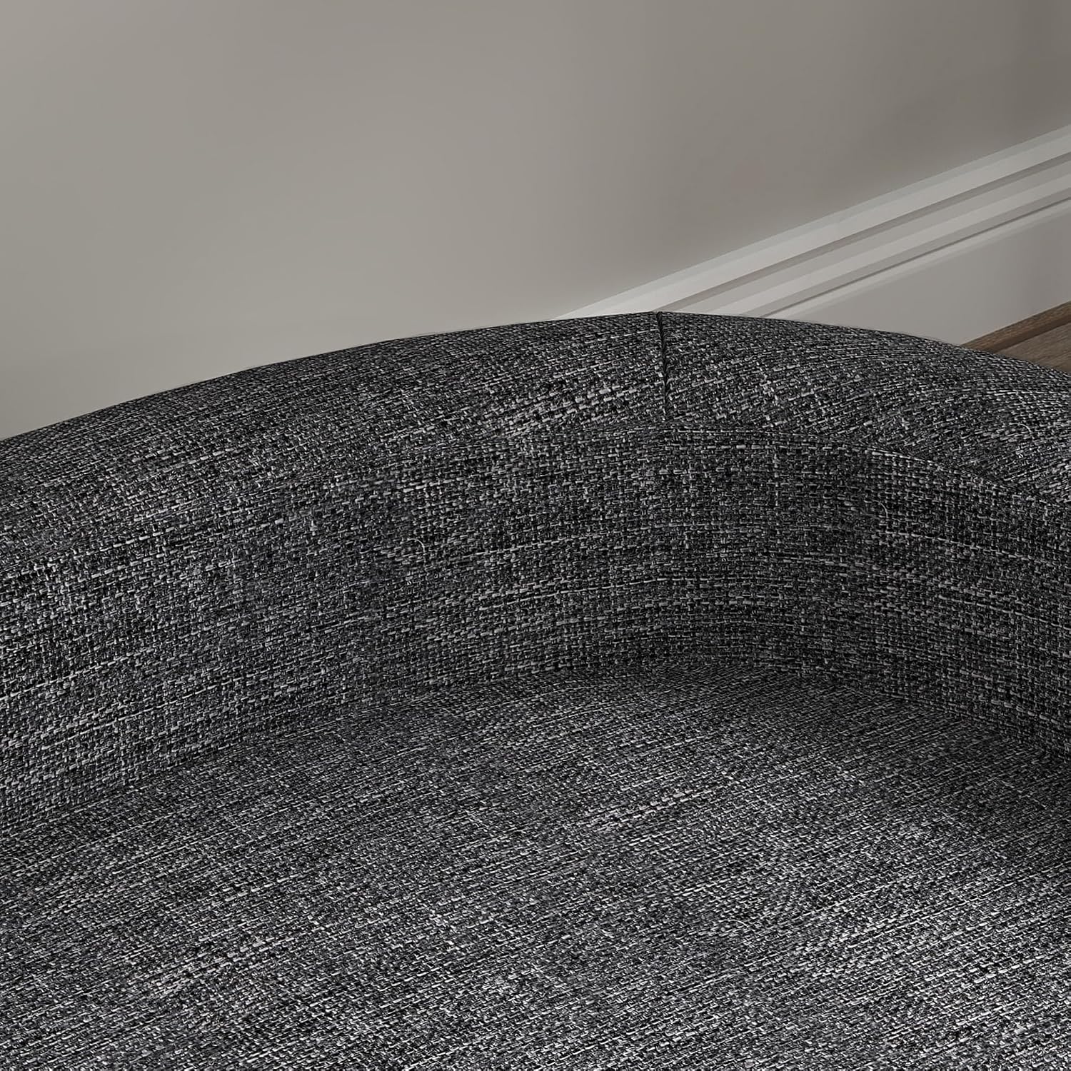 PawHut Dog Sofa Couch, Pet Bed with Comfortable Luxury Cushion, Washable Cover, Wooden Legs, Anti-Slip Mat for Large Dogs, Cats, Kittens, Dark Gray