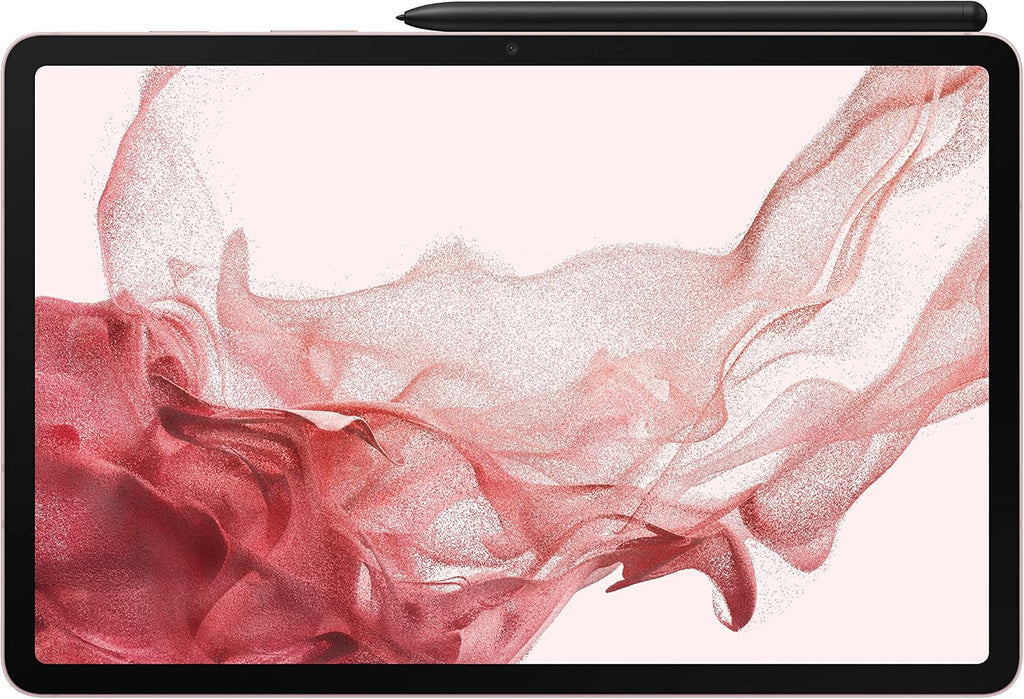 SAMSUNG Samsung Galaxy Tab S8 Android Tablet, 11' LCD Screen, 128GB Storage, Qualcomm Snapdragon, S Pen Included, All-Day Battery Ultra Wide Camera, DeX Productivity, Pink Gold (Renewed)