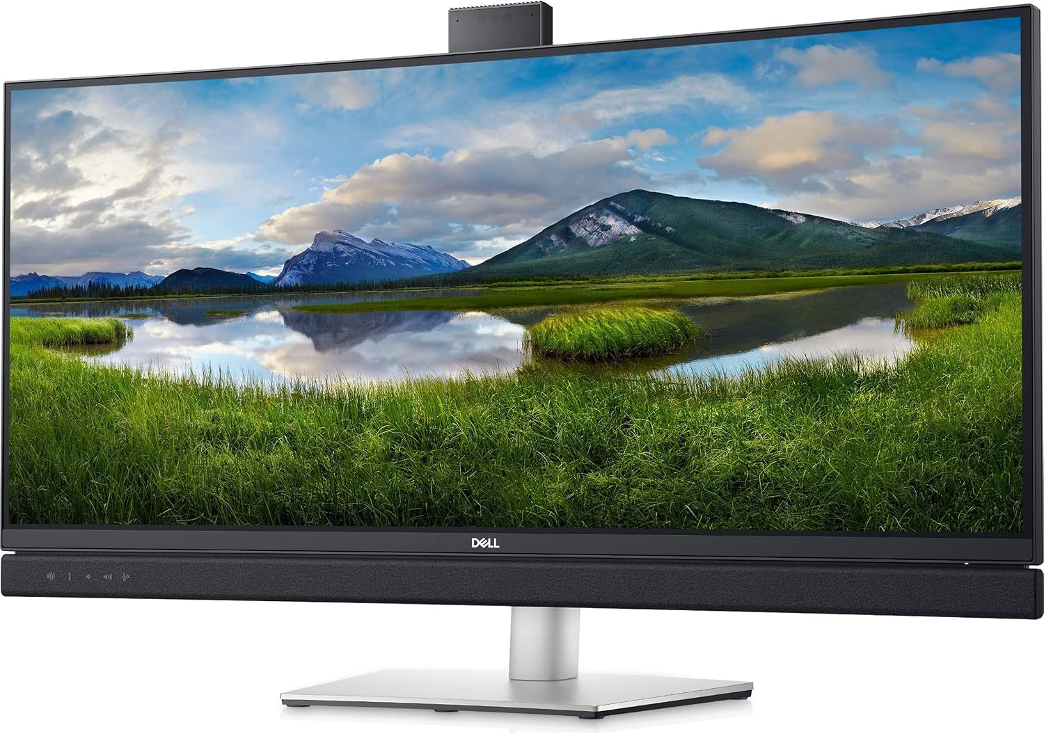 Dell C3422WE 34.1' QHD Wide 1440p WQHD Curved Screen Edge WLED LCD Monitor - 21:9 - Platinum Silver