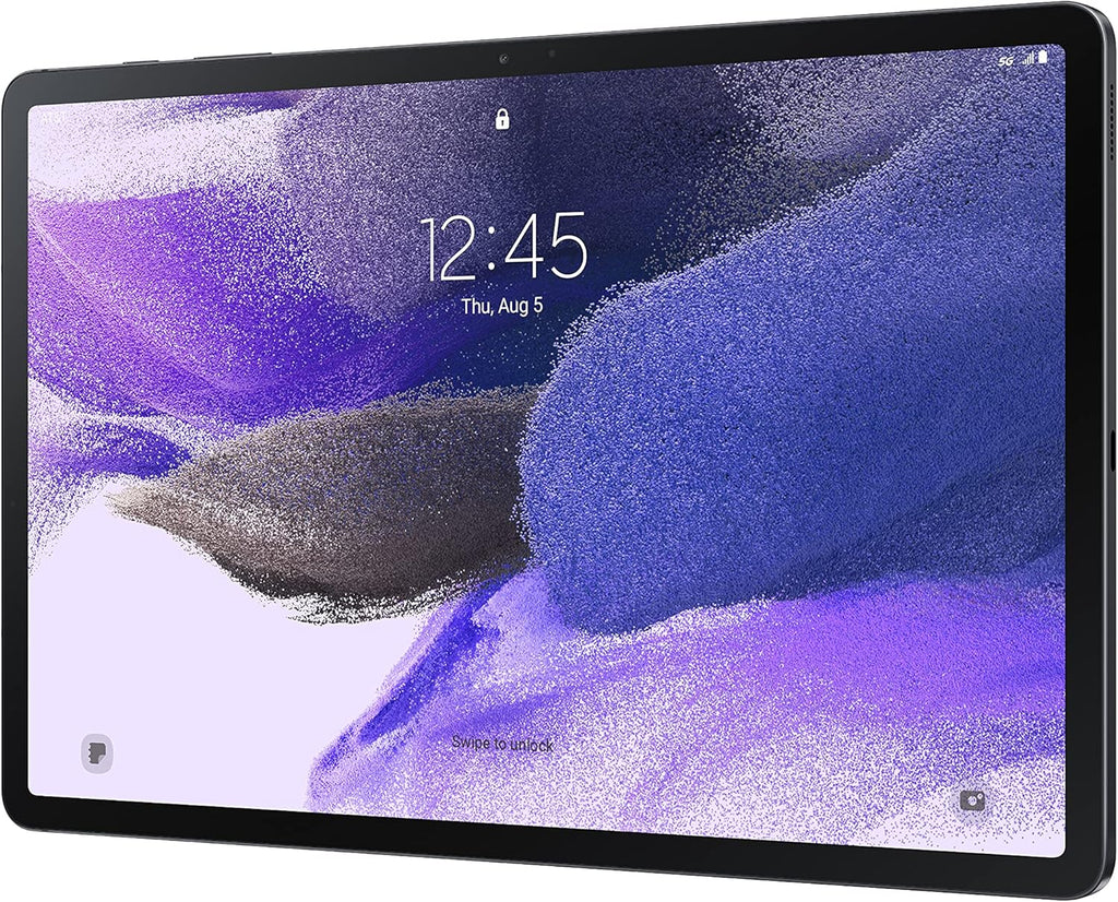Samsung Galaxy Tab S7 FE 2021 Android Tablet 12.4' Screen WiFi 64GB S Pen Included Long-Lasting Battery Powerful Performance, Mystic Black (Renewed)