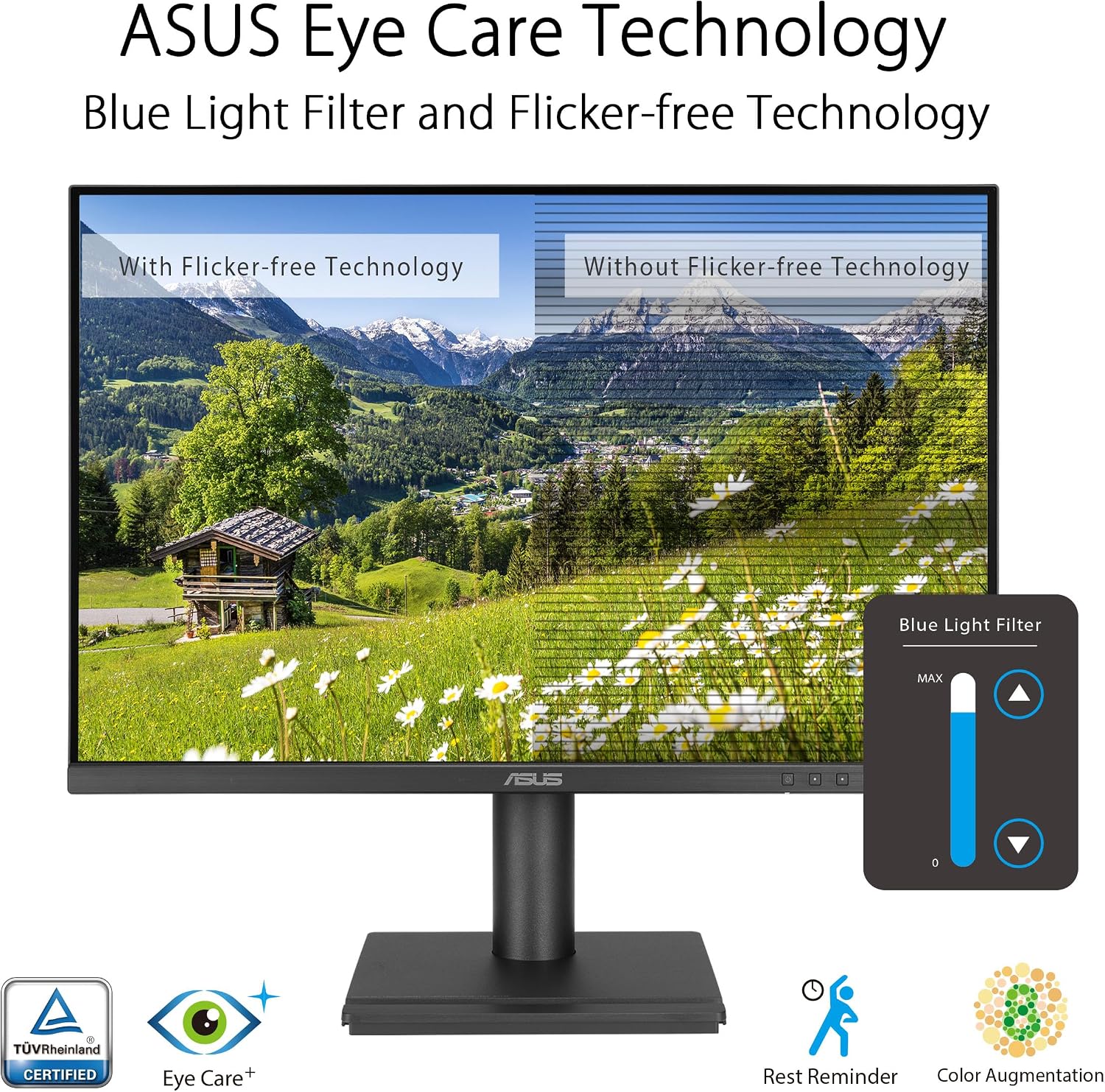 ASUS 24' Docking Monitor (BE248CFN) – WUXGA (1920x1200), IPS, 100Hz, Frameless, USB-C Docking, RJ45, Speakers, Height Adjustable, HDMI, Daisy-Chain, Eye Care, Wall Mountable, 3 yr Warranty